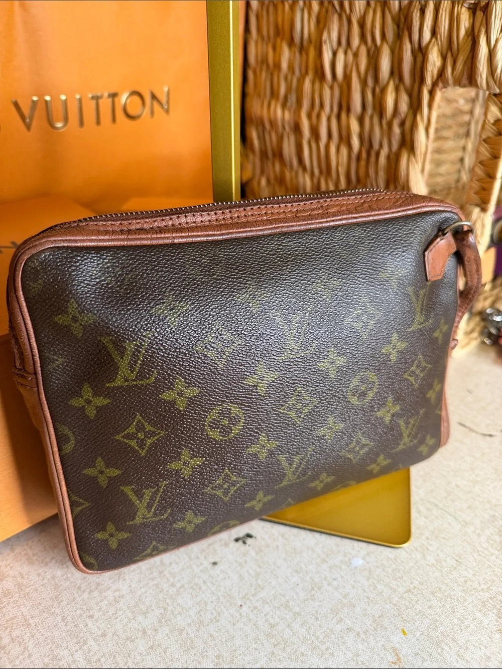 Louis Vuitton Monogram Canvas Clutch